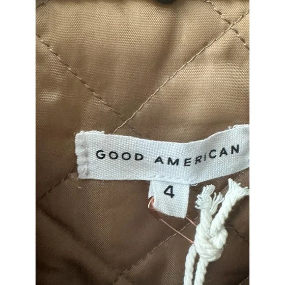 GOOD AMERICAN Women's Chore Dropped Shoulder Utility Jacket